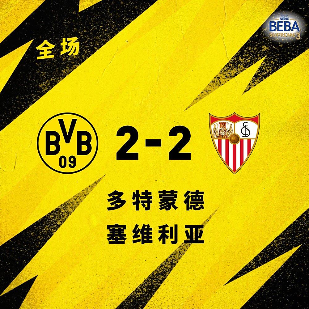 欧冠-哈兰德造4球！多特4-1塞维利亚领先晋级