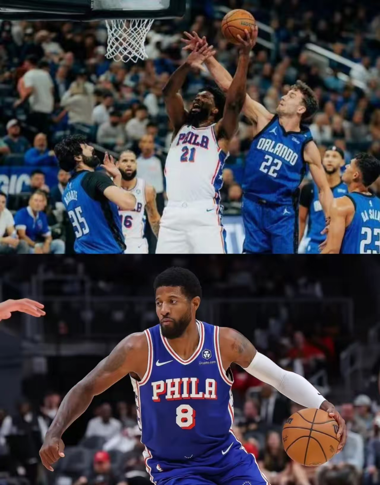 包含阿根廷男篮鏖战76人，恩比德完成帽子戏法的词条